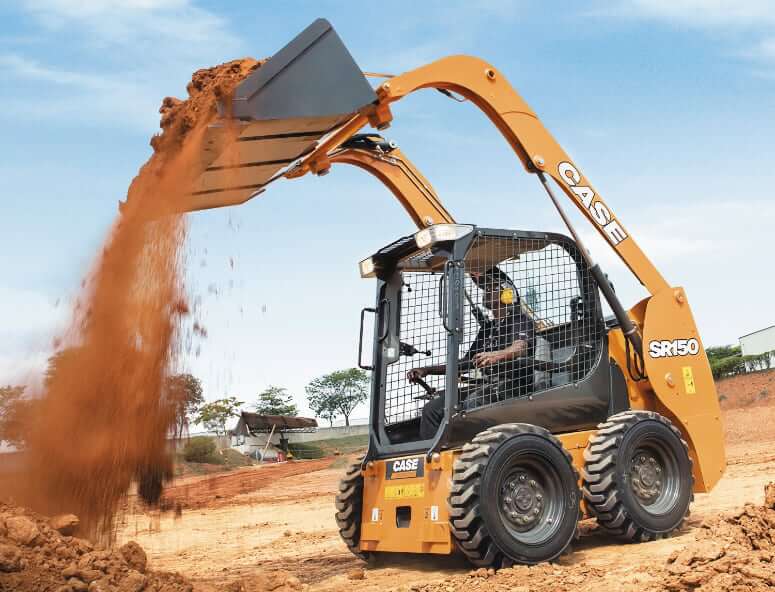 Грузоподъемность колесного мини-погрузчика Case SR150