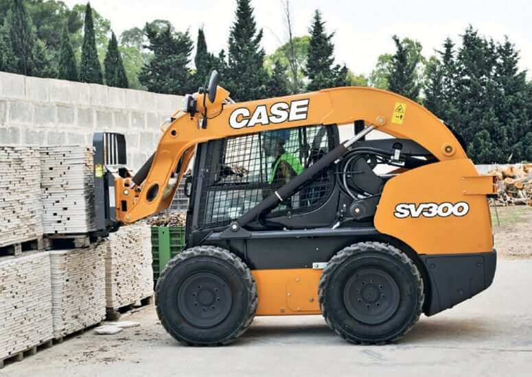 Вес колесного мини-погрузчика Case SV300