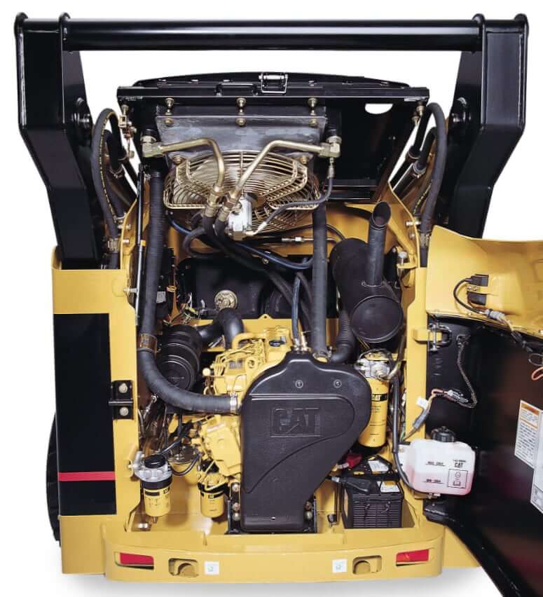 Объемы заправочных жидкостей CAT 252