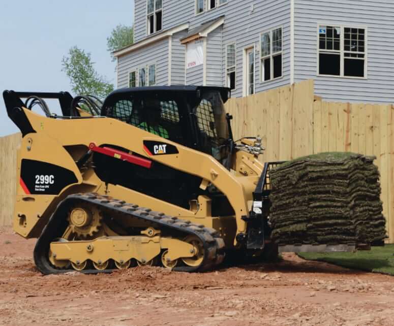 ТТХ гусеничного мини-погрузчика CAT 299C