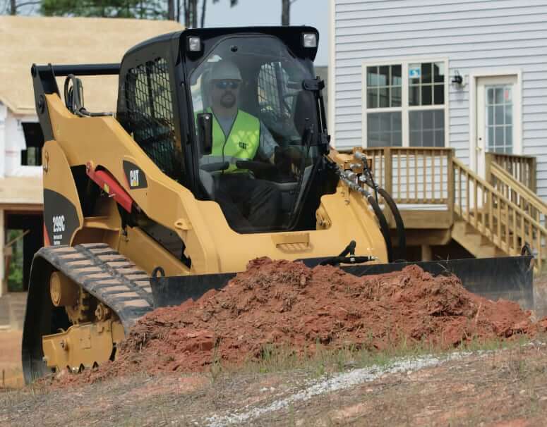 Вес мини-погрузчика CAT 299C