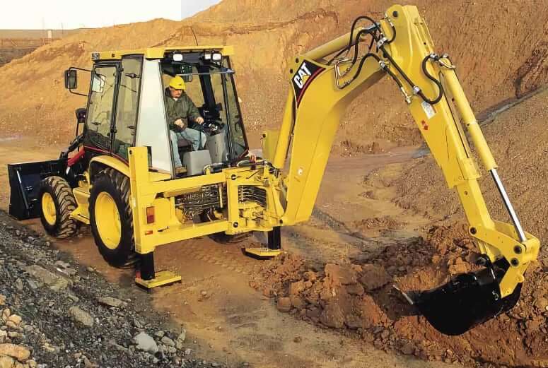 ТТХ экскаваторного оборудования CAT 428D