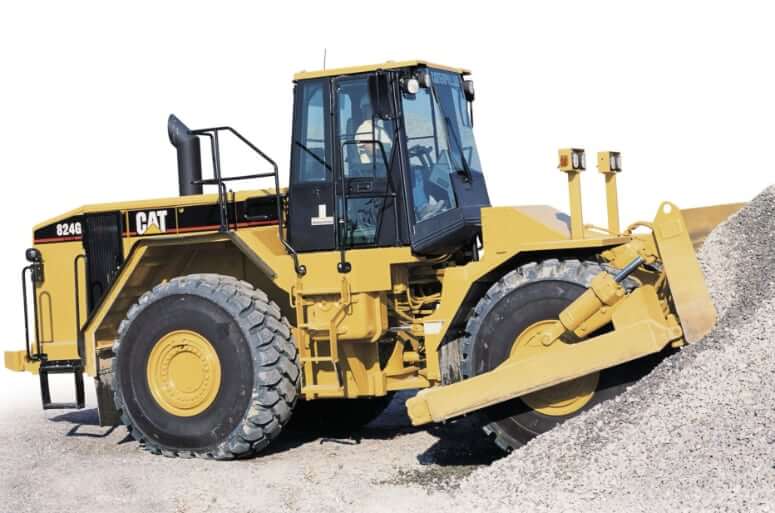 Вес и ТТХ колесного бульдозера CAT 824G Series II