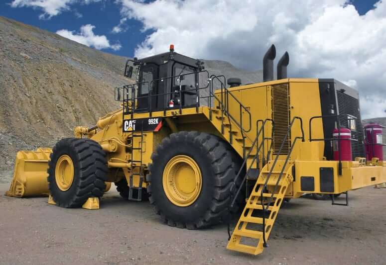 Объемы заправочных жидкостей CAT 992K