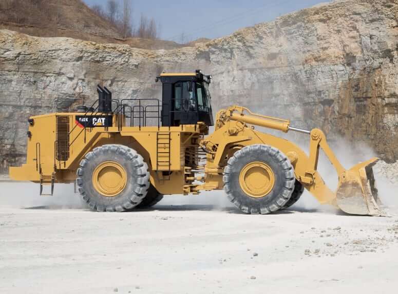 Вес фронтального погрузчика CAT 992K