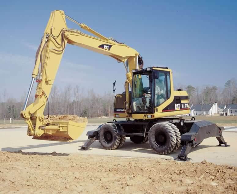 ТТХ экскаватора CAT M312