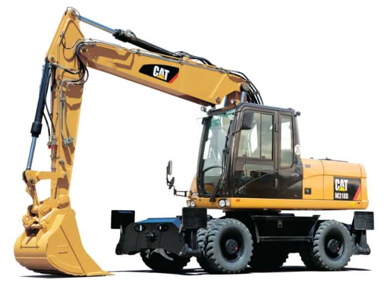 Весовые характеристики CAT M318D