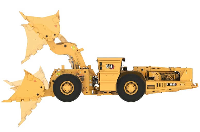 Гидравлический цикл ПДМ CAT R1300G