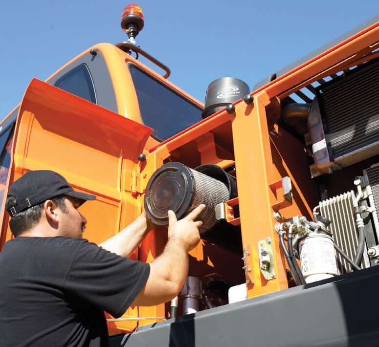 Объемы заправочных жидкостей Doosan DX190W