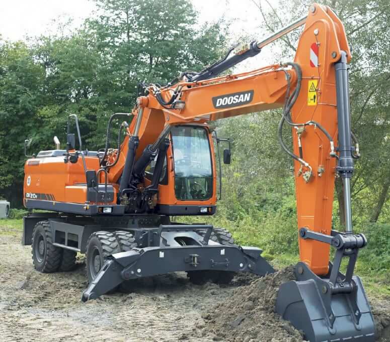 Характеристики ковшей экскаватора Doosan DX210W