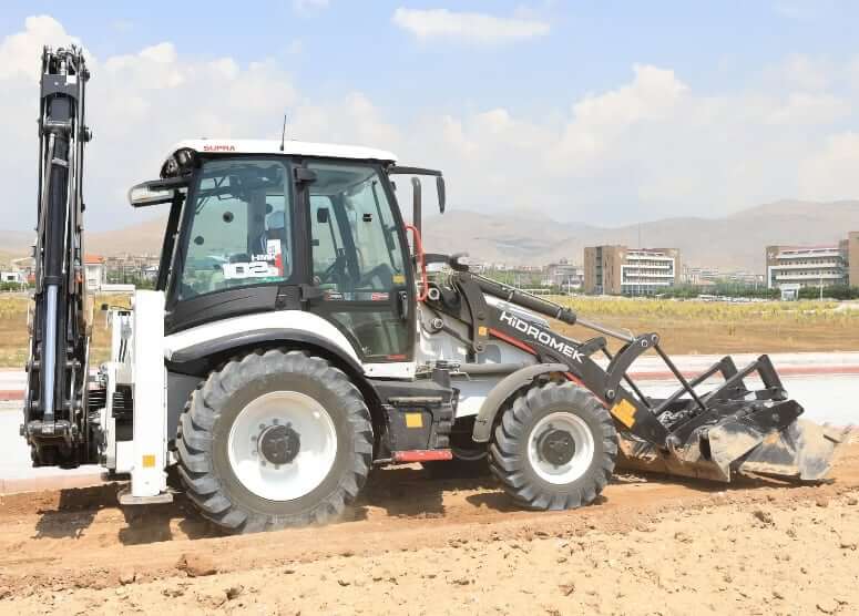 Размеры и вес экскаватора-погрузчика Hidromek HMK 102 B Supra