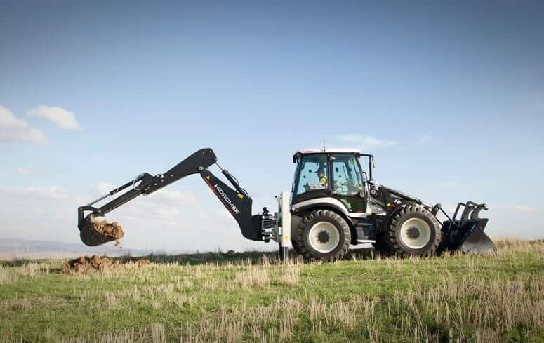 Размеры экскаватора-погрузчика Hidromek HMK 102 S Supra