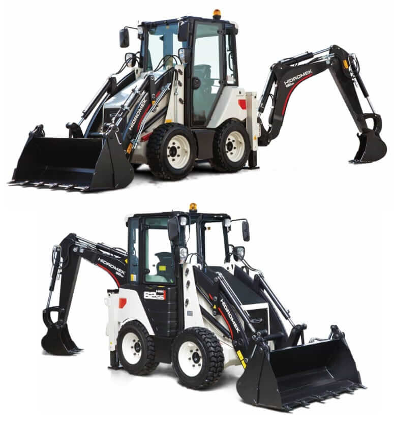 Размеры мини экскаватора-погрузчика Hidromek HMK 62 SS