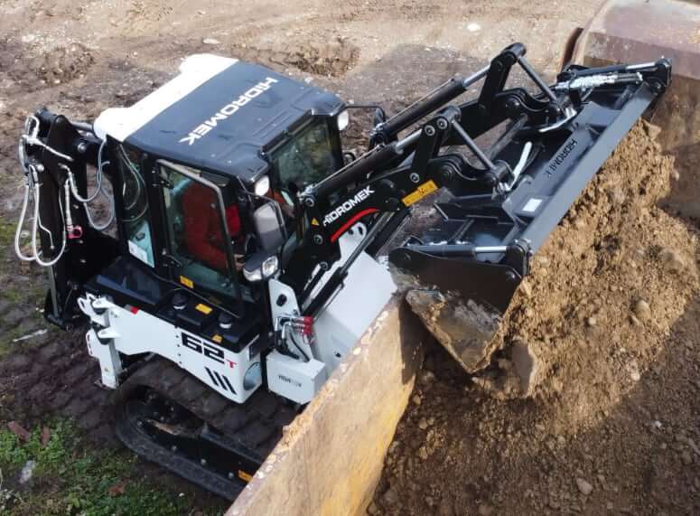 Объем ковша и грузоподъемность Hidromek HMK 62 T