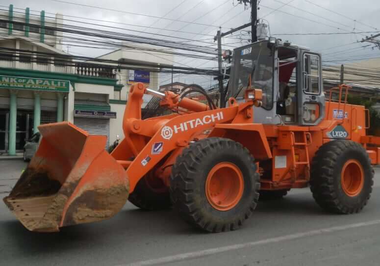 Размеры, вес и ТТХ погрузчика Hitachi LX120 Super