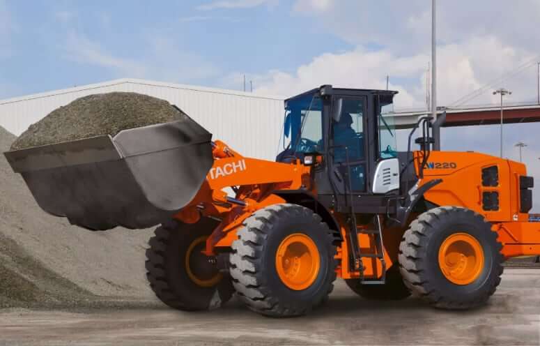 Размеры фронтального погрузчика Hitachi ZW220-5a