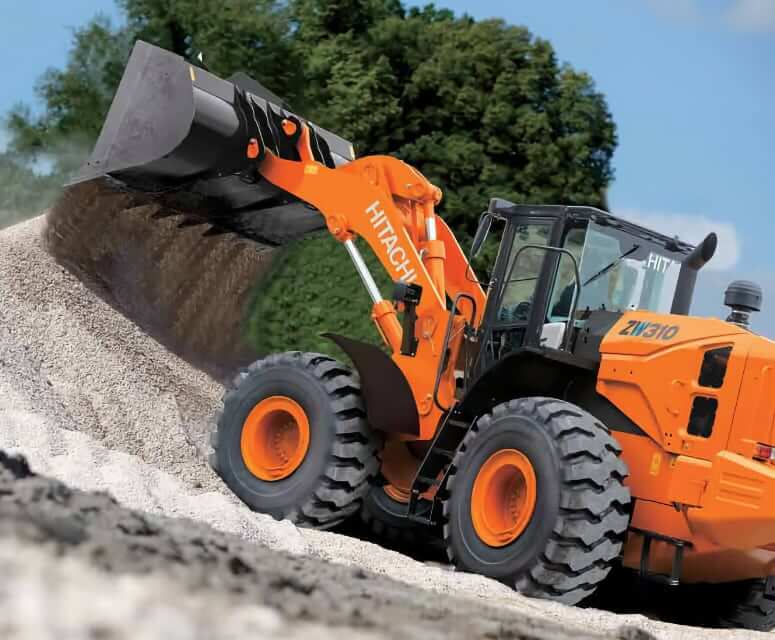 Размеры и грузоподъемность погрузчика Hitachi ZW-310-5