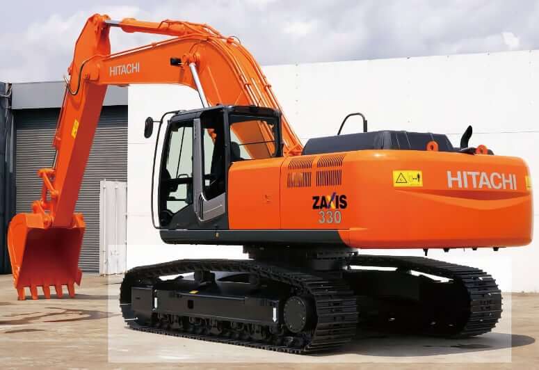 Размеры, вес и ТТХ экскаватора Hitachi ZX330-3