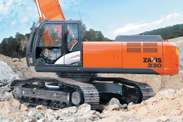 ТТХ ходовой части гусеничного экскаватора Hitachi ZX330-5g