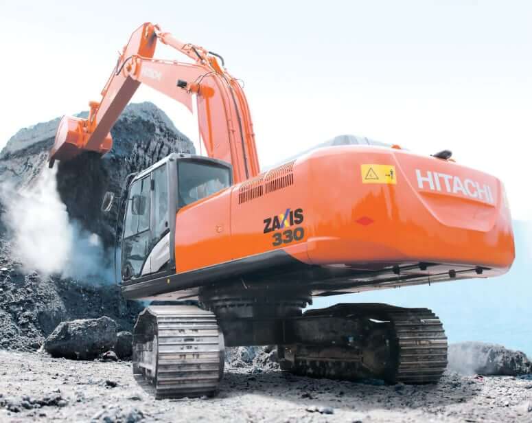 Размеры и вес экскаватора Hitachi ZX330-5g