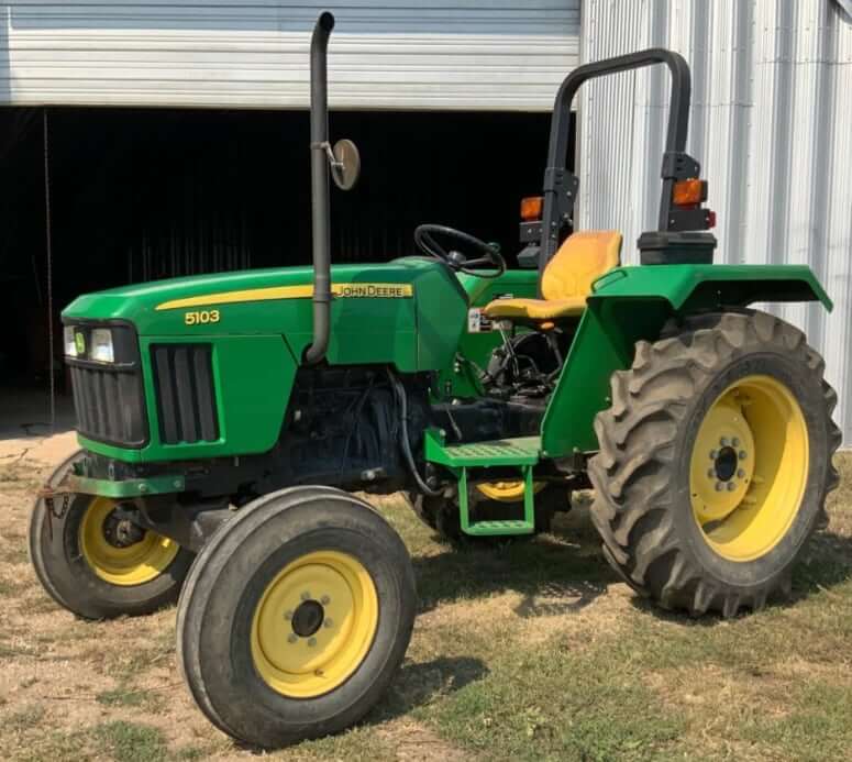 Вес и размеры трактора John Deere 5103