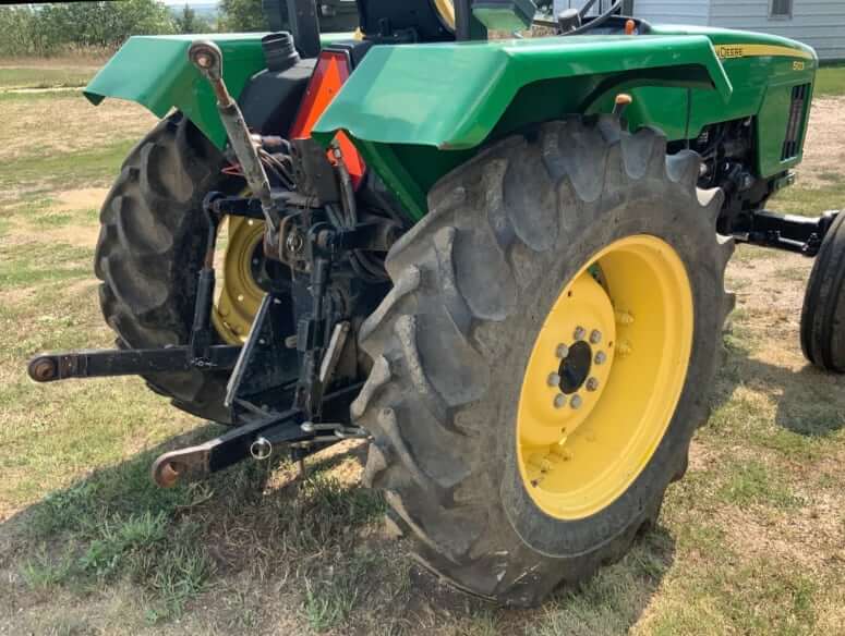 Характеристики ТСУ и вала отбора мощности John Deere 5103