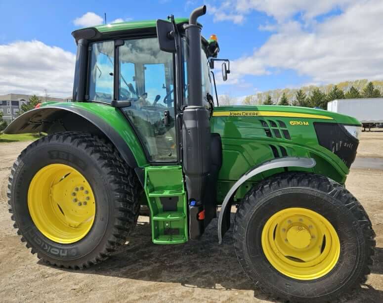 Размеры и вес трактора John Deere 6130M