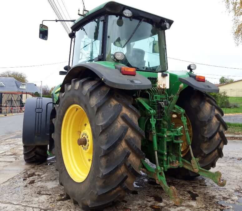 Характеристики заднего ВОМ и ТСУ John Deere 7730