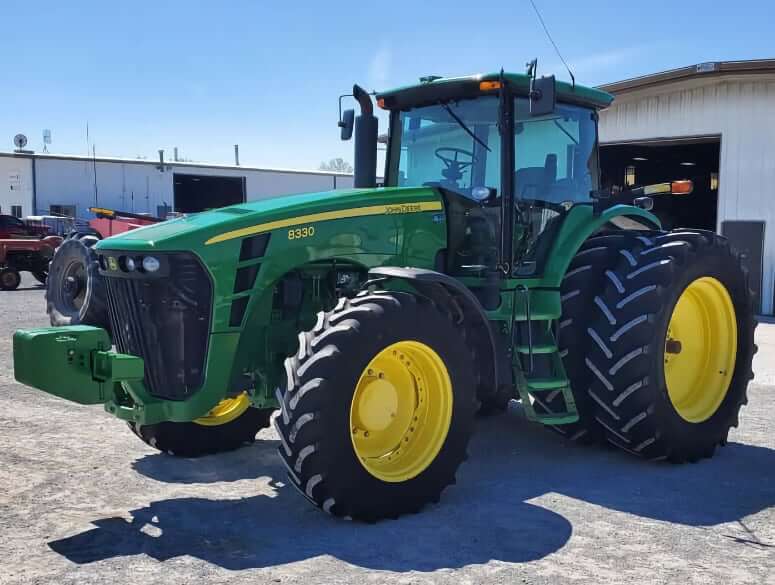 Размеры трактора John Deere 8330
