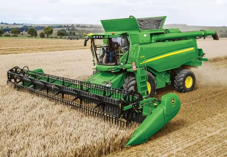 ТТХ зерноуборочного комбайна John Deere T670