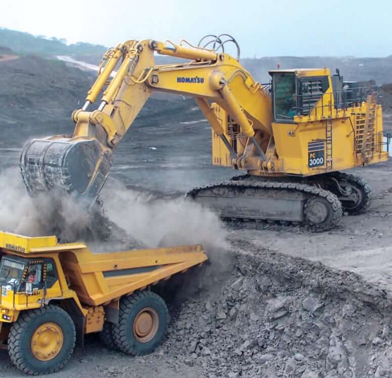 ТТХ экскаватора Komatsu PC3000-6 с обратной лопатой
