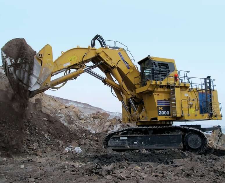 Вес карьерного экскаватора Komatsu PC3000-6