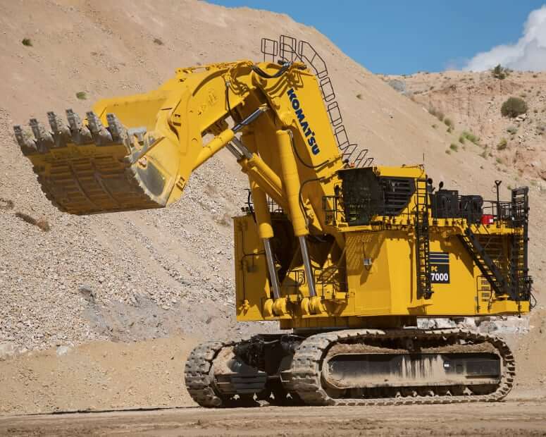 Технические характеристики экскаватора Komatsu PC7000-6 с прямой лопатой