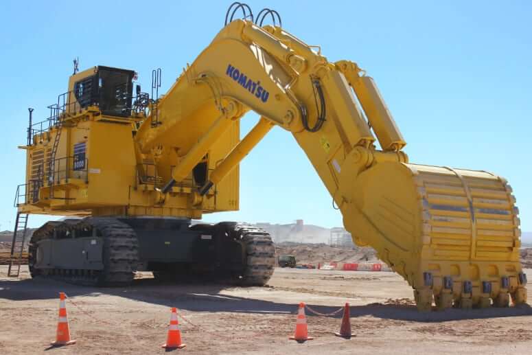 Размеры и вес экскаватора Komatsu PC8000-6