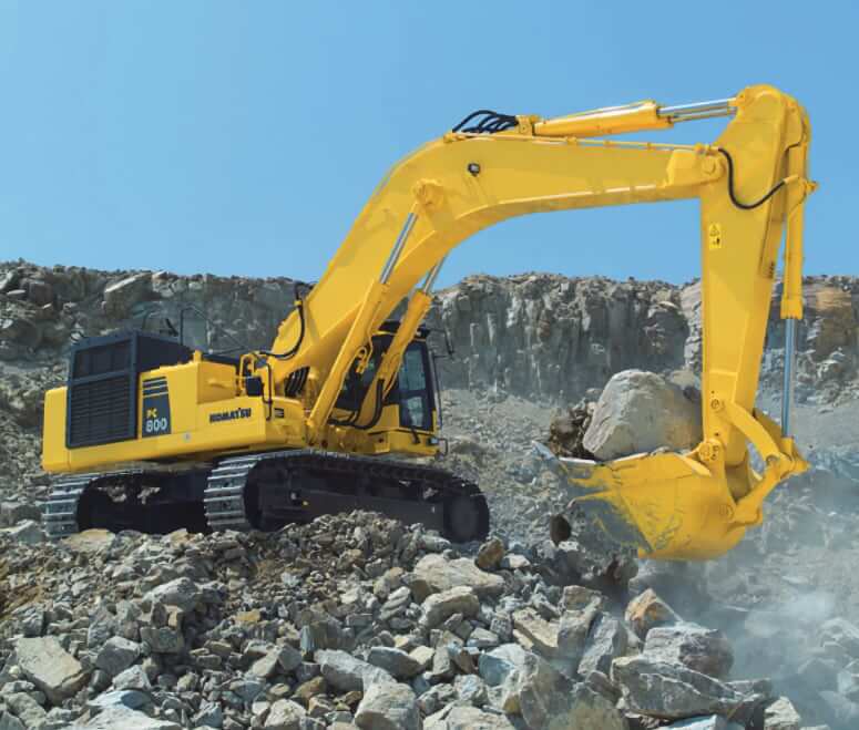 Размеры и ТТХ Komatsu PC800LC-8 экскаватор гусеничный