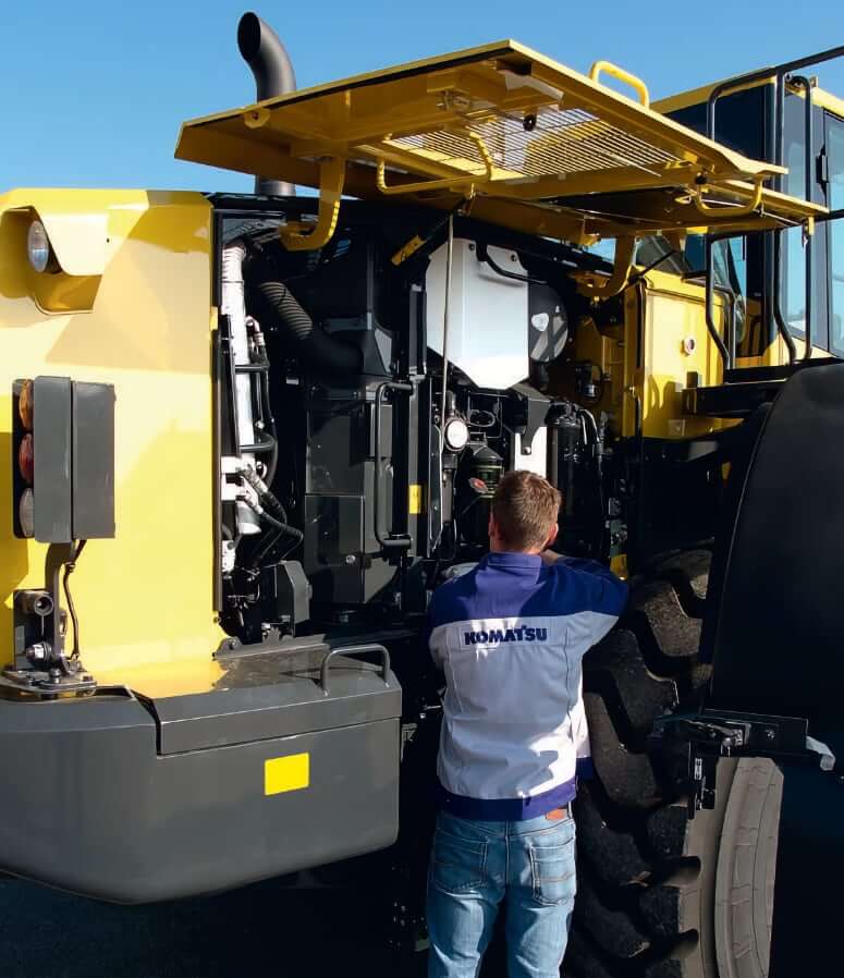 Объемы заправочных жидкостей Komatsu WA470-7