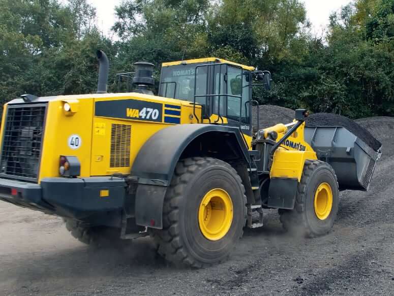 Емкость ковша фронтального погрузчика Komatsu WA470-7
