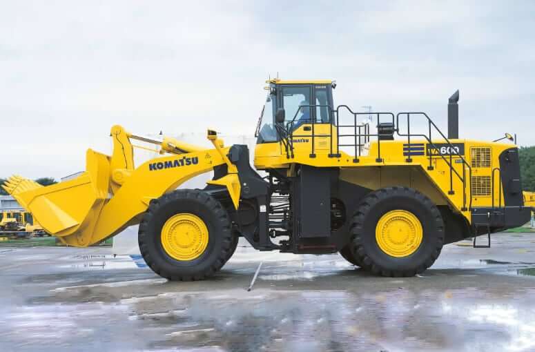 Вес и размеры Komatsu WA600-6