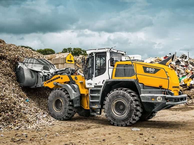 ТТХ фронтального погрузчика Liebherr L550