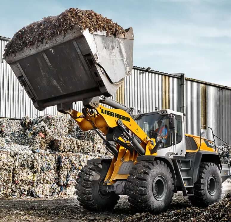 Емкость ковша фронтального погрузчика Liebherr L566 XPower