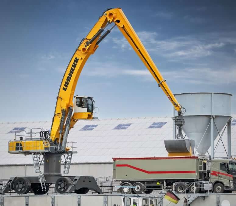 ТТХ перегружателя Liebherr LH 110 M Industry Litronic
