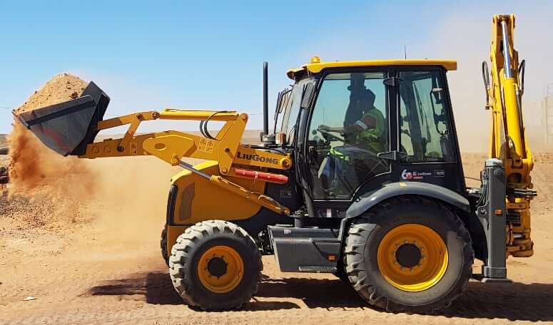 Грузоподъемность экскаватора-погрузчика LiuGong CLG 777A