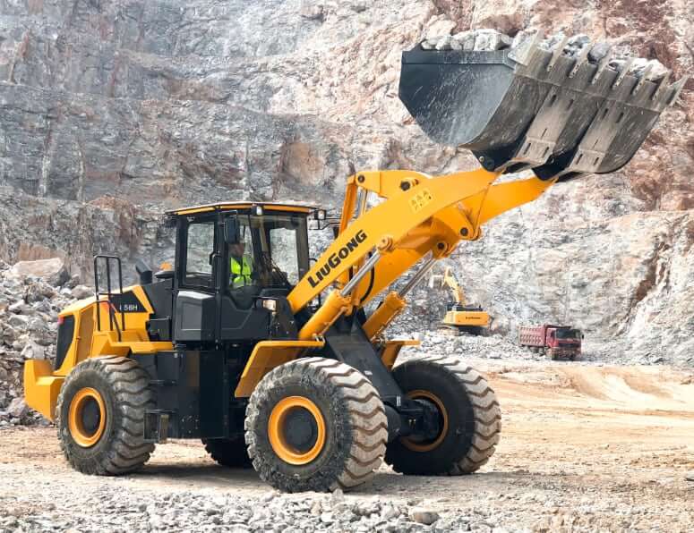 Грузоподъемность фронтального погрузчика LiuGong 856H