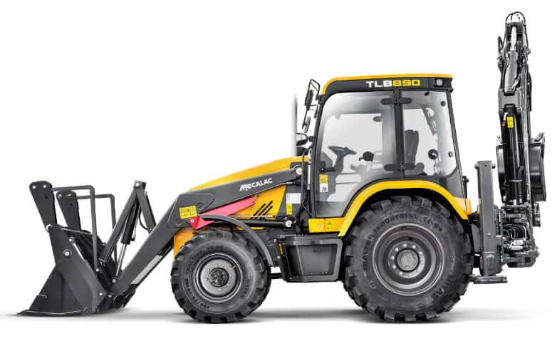 ТТХ экскаватора-погрузчика Mecalac TLB890