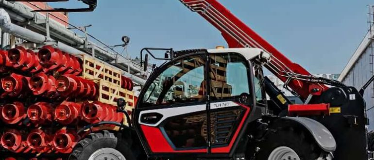 Габариты и размеры телескопического погрузчика Ростсельмаш TLH 740