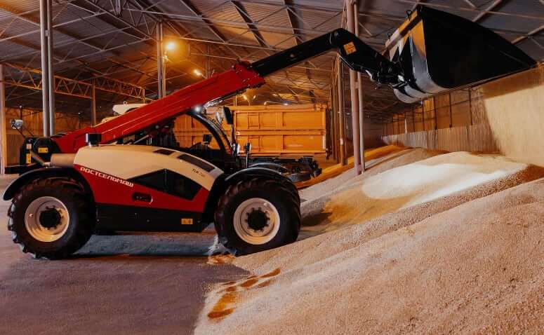 Весовые характеристики погрузчика Ростсельмаш TLH 740