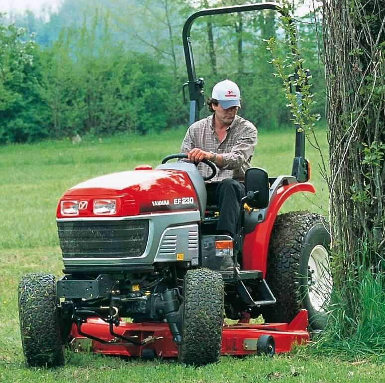 Вес мини-трактора Yanmar EF230H